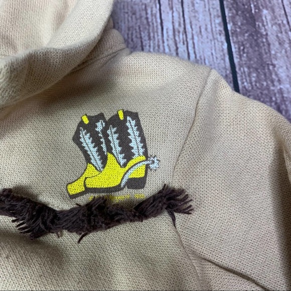 VTG KID KOUNTRY Cowboy Sweatsuit Infant M 6-12 MOS - Picture 5 of 9